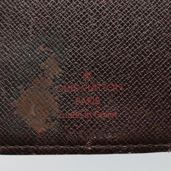 LOUIS VUITTON Damier Ebene Agenda PM Day Planner Cover R20700 LV Auth ac3544 - Picture 8 of 16